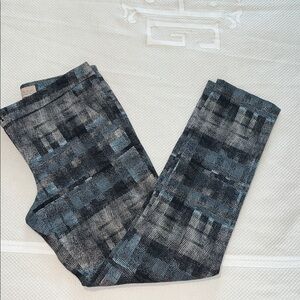 Lela Rose Plaid Patterned Pants